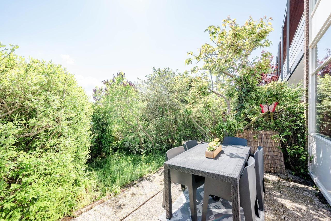 Amsterdam Beach Apartment 1, Private Garden Zandvoort Bagian luar foto